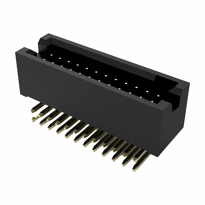 1.27mm bwat header gason doub ranje dwat ang dip2