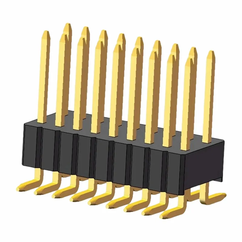 1.27x2.54mm PIN header doub ranje smt3