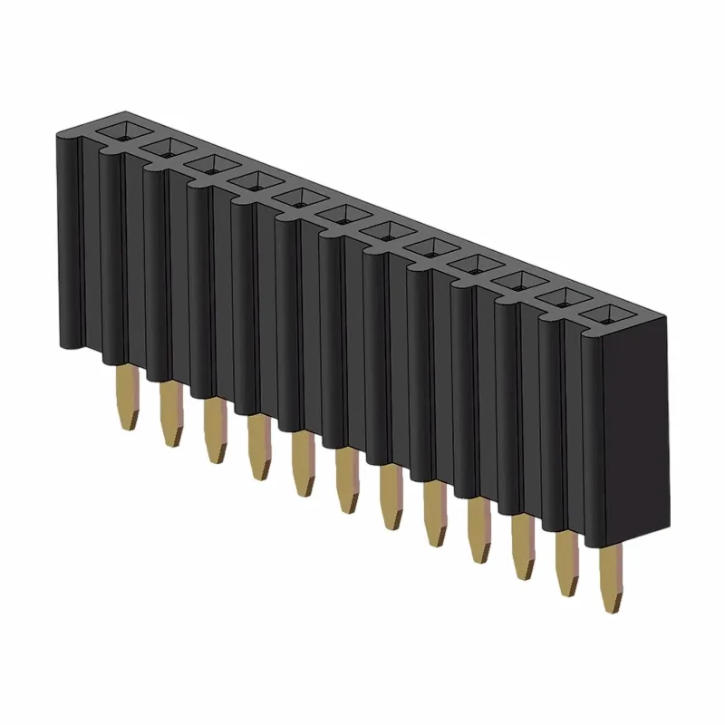 2.54mm header fi sèl ranje dwat o tip-1